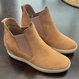 Sorel Camel Out N About Slip-On Wedge